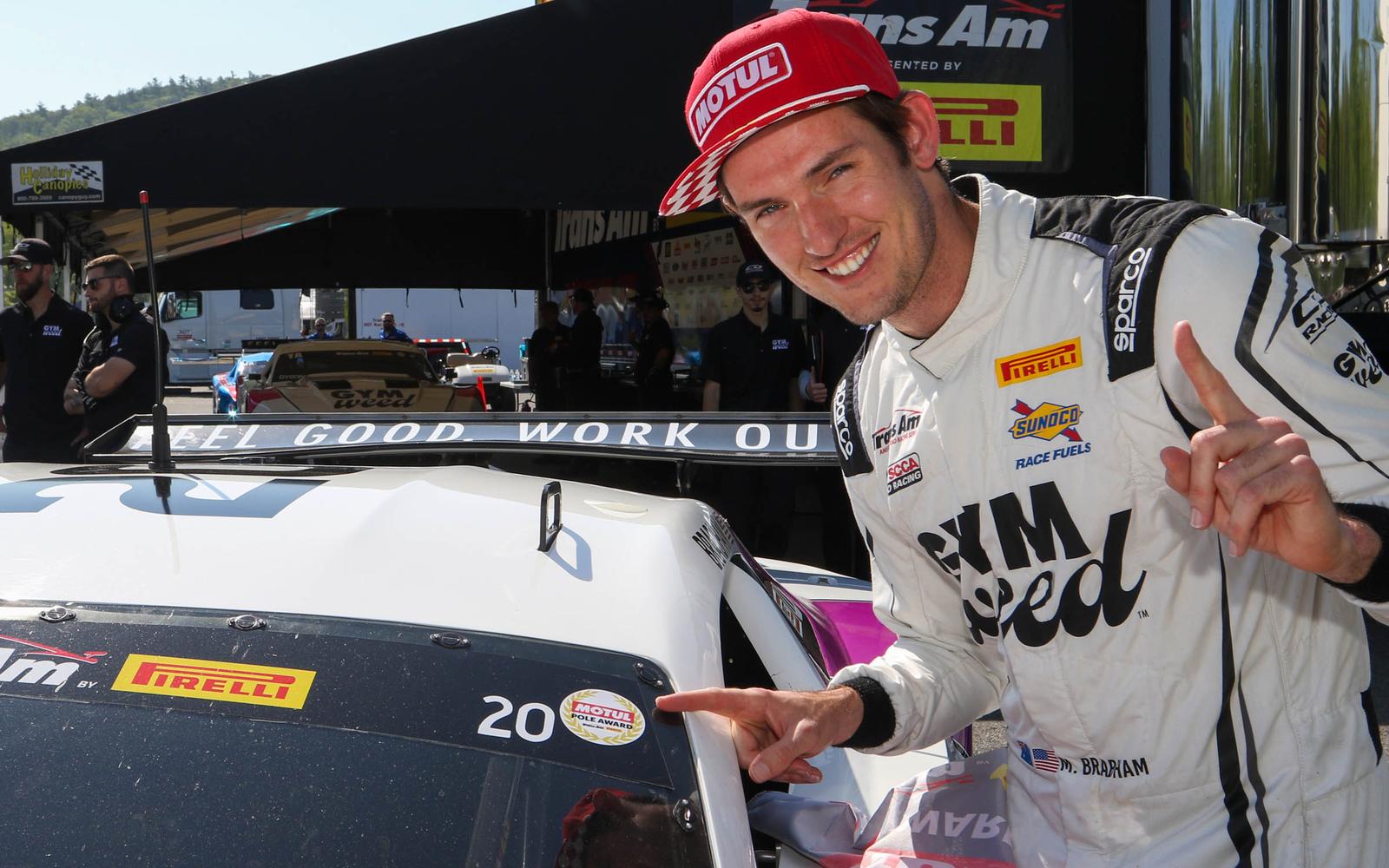 Matthew Brabham Earns First Trans Am Pole, Dyson on Front Row to Celebrate 40 Years of Dyson Racing